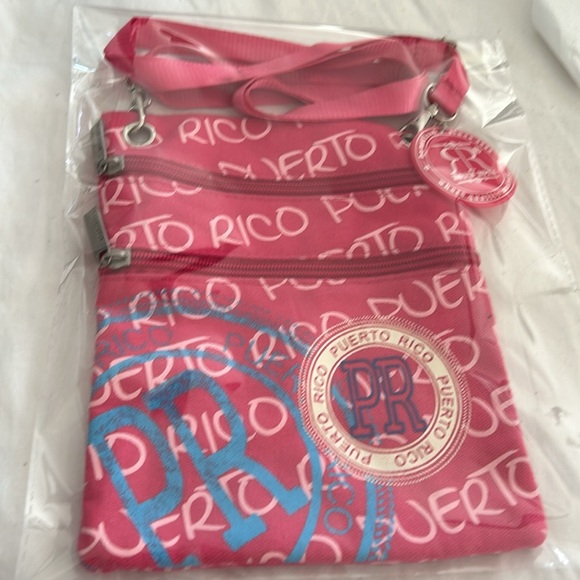 Robin Ruth crossbody pink Puerto Rico print - Picture 5 of 6